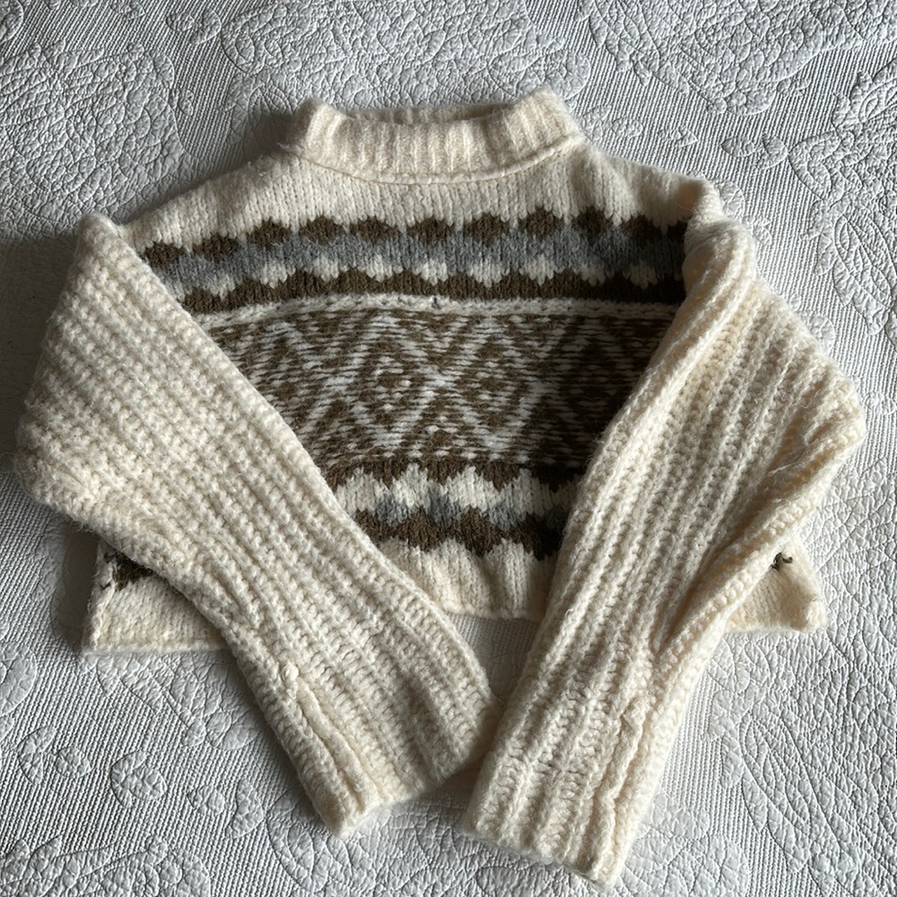 Chunky Knit Southwestern Free People Sweater